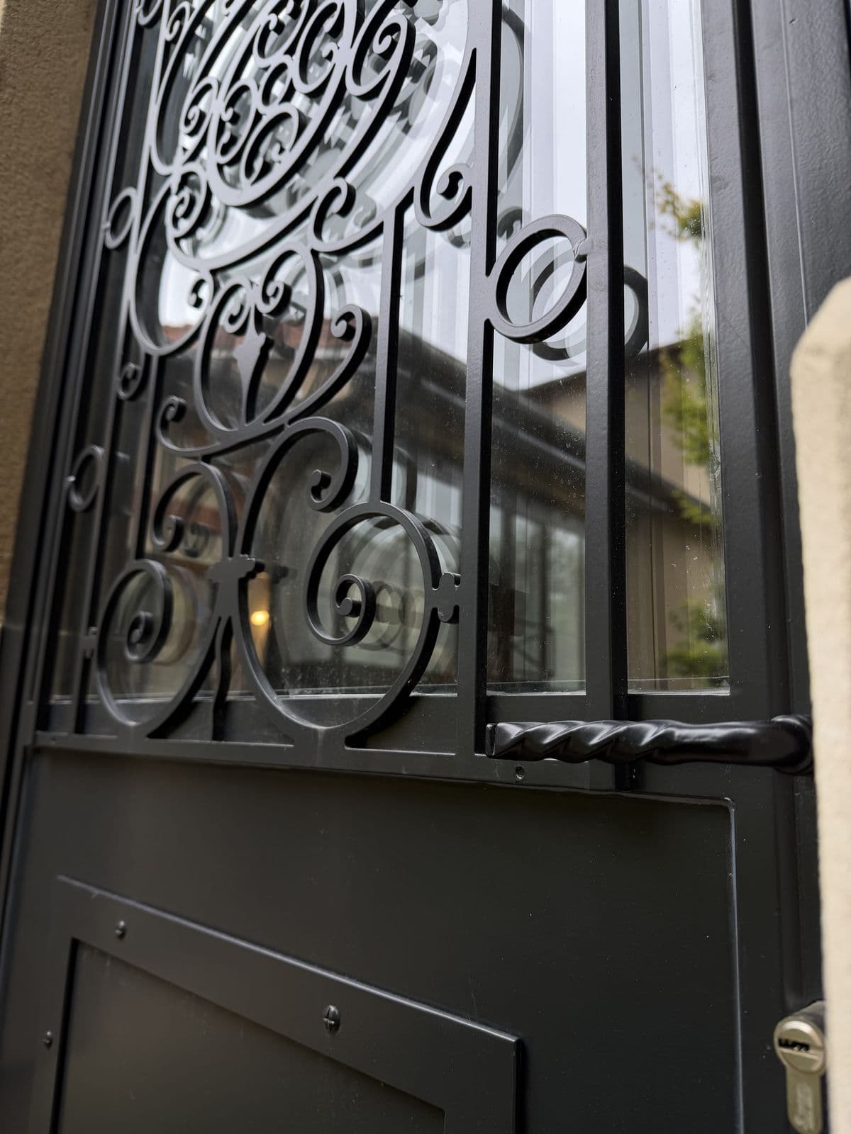 Détail de ferronnerie Art nouveau