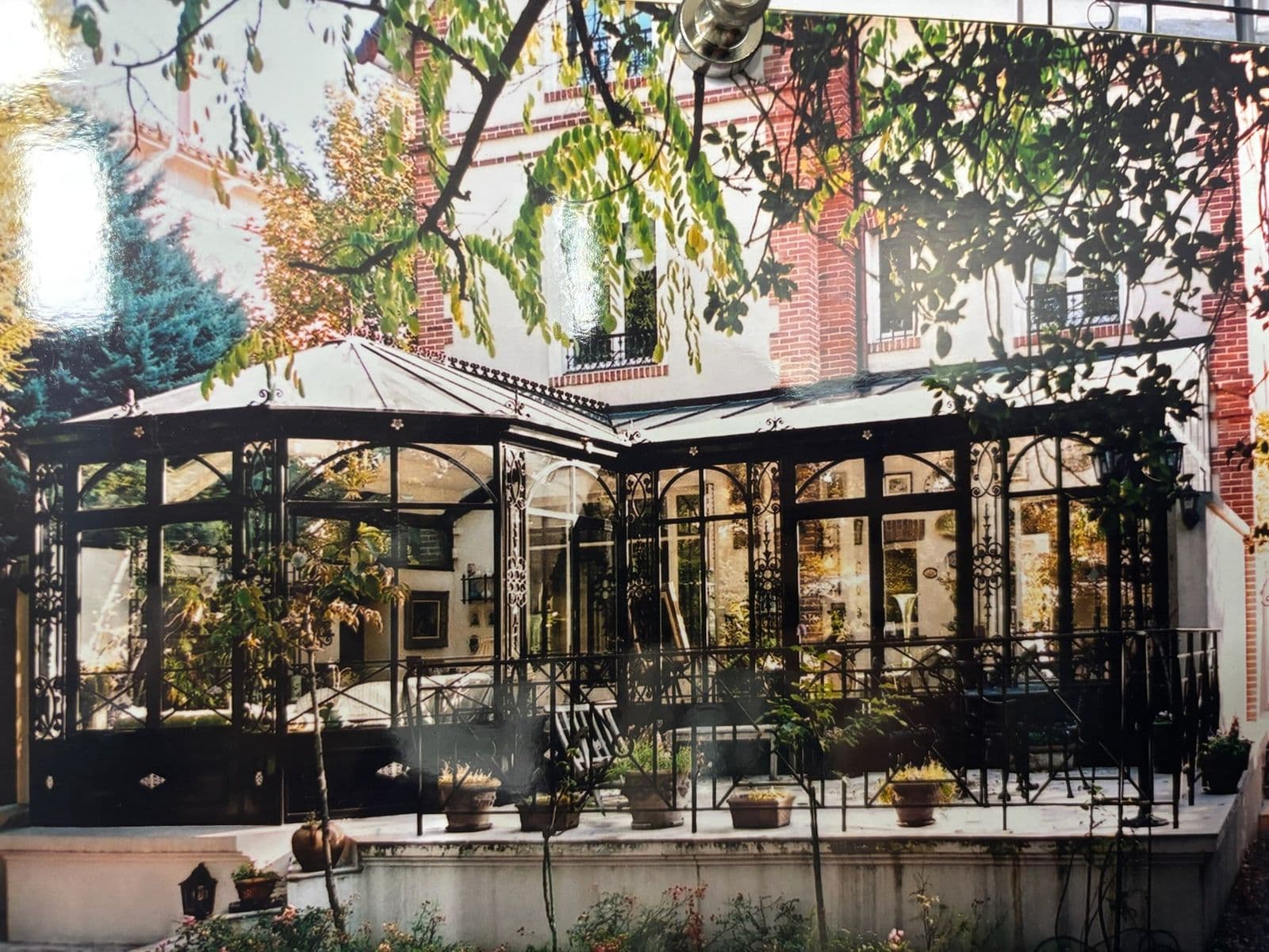 Véranda d'hôtel particulier